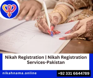 Nikah Registration, Nikah Registration Services Pakistan
