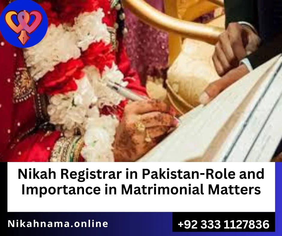 Role of Nikah Registrar