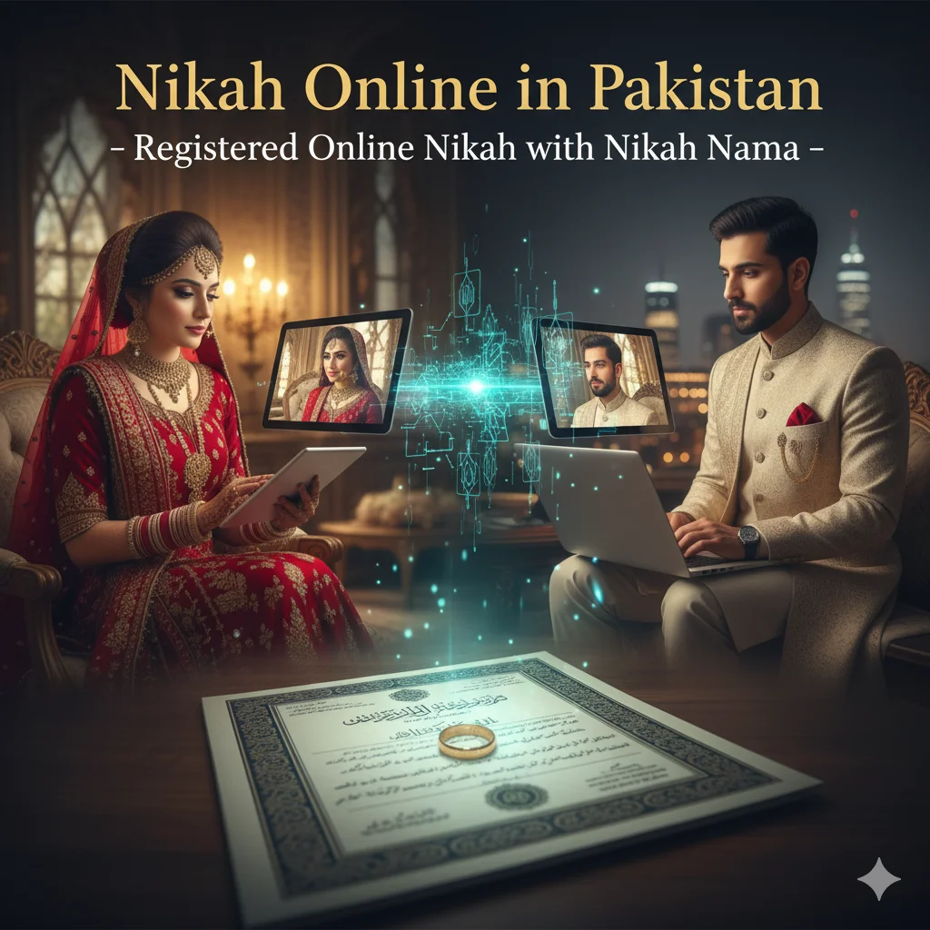 Official Pakistani Nikah Nama registered with Union Council